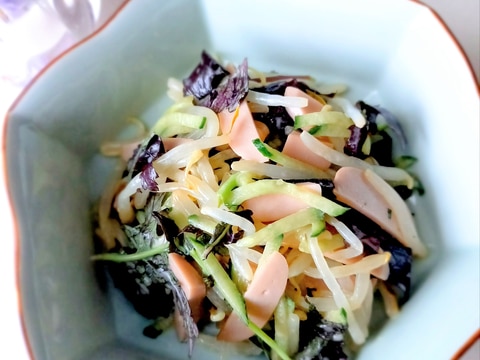 もやしとレッドマスタードのマヨぽん和えꕤ୭*